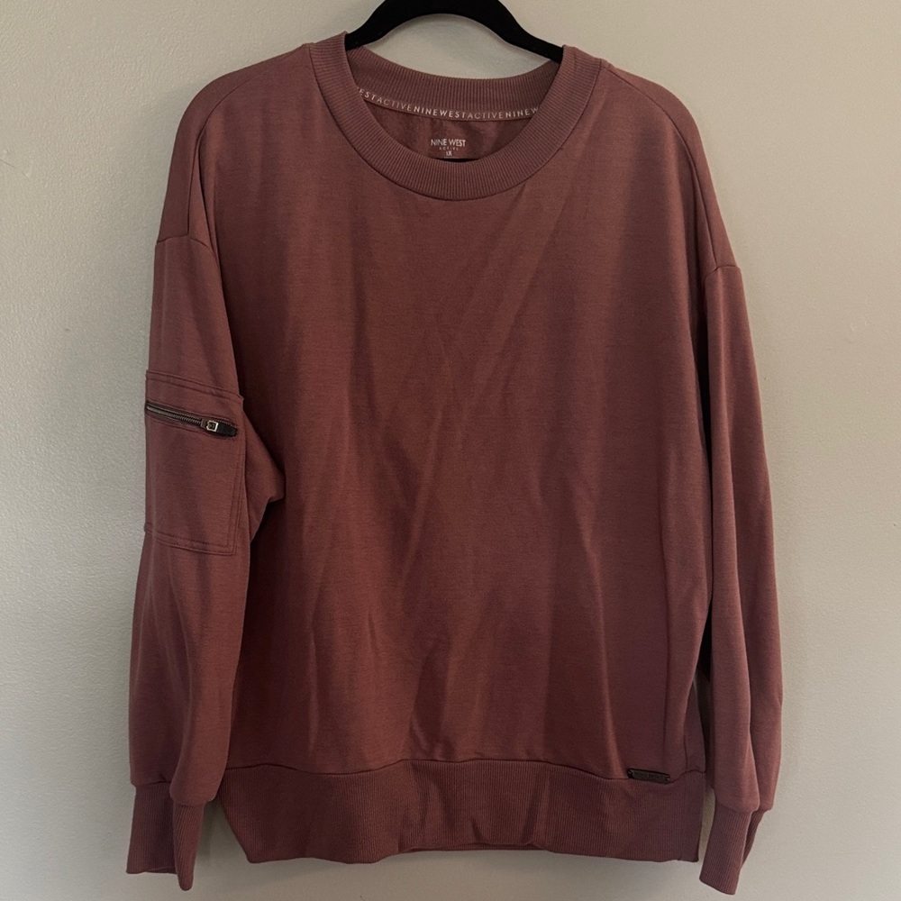 Nine West Active Women’s Mauve Crewneck Sweater